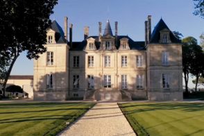 Elegant chateau with central pathway