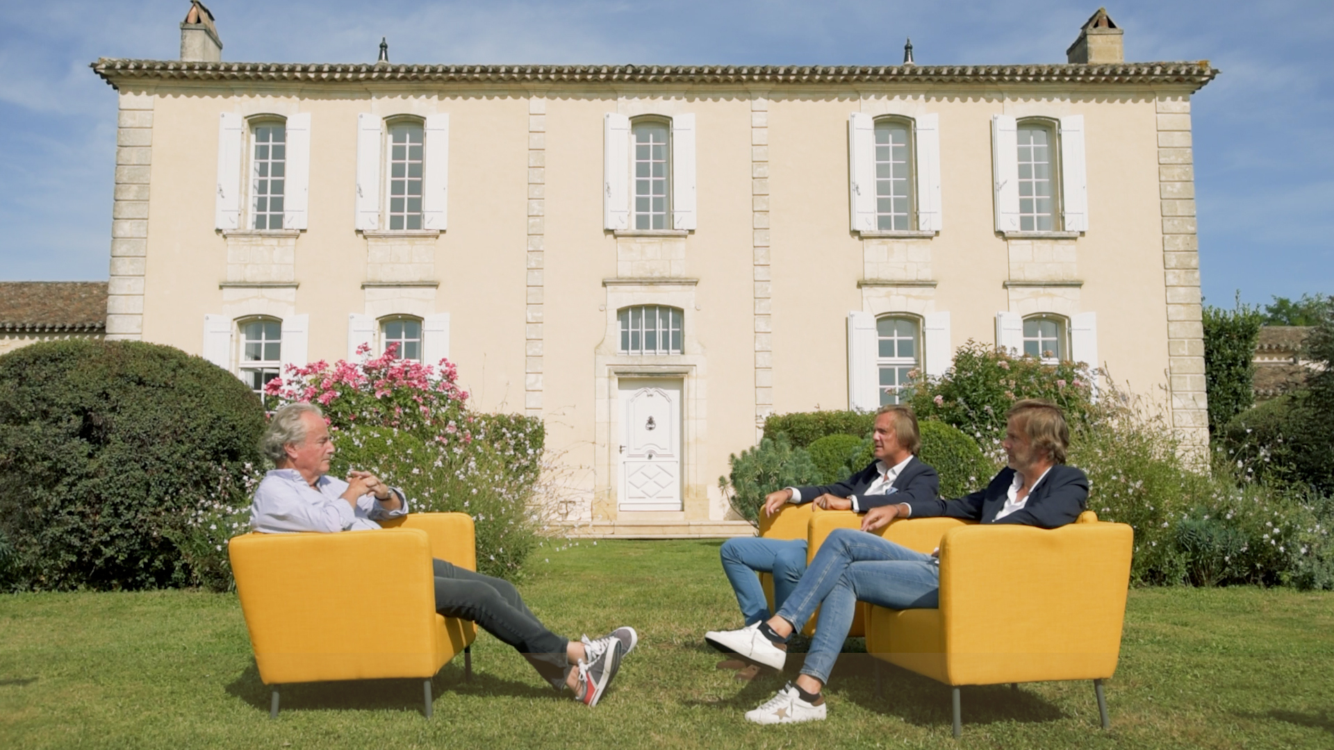 Château La Vaisinerie ; Alain Moses, Anthony Moses et Sébastien Moses