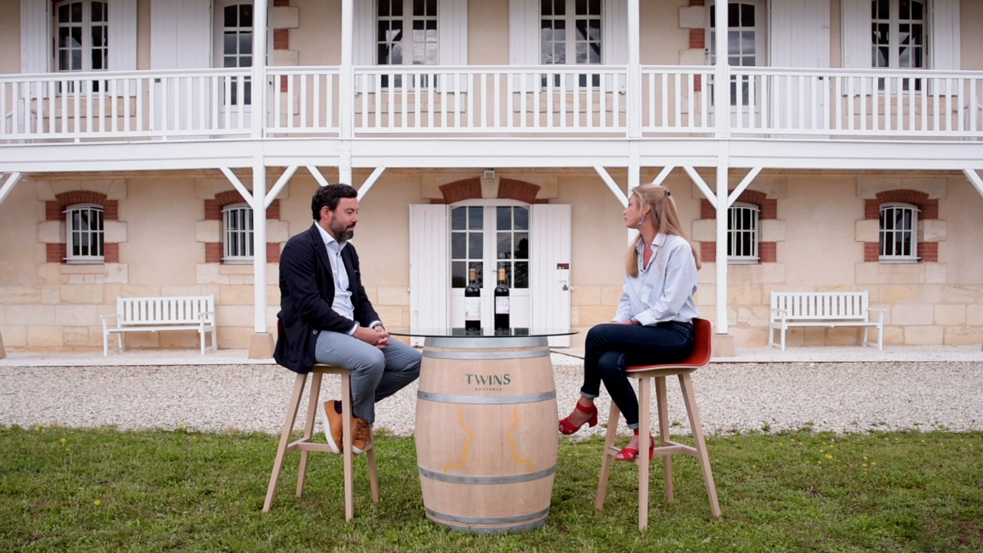 Jean-Charles Cazes et Pauline Lagarrigue
