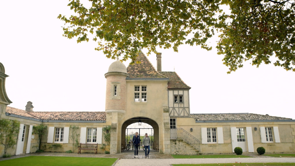 Nicolas Audebert, General Manager of Château Rauzan-Segla and Sebastien Moses at Château Rauzan-Segla 