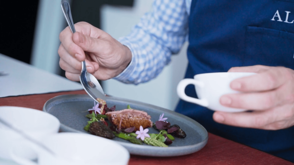 Recommended food and wine pairing with Château La Conseillante 2017, by chef Arthur Leprevost