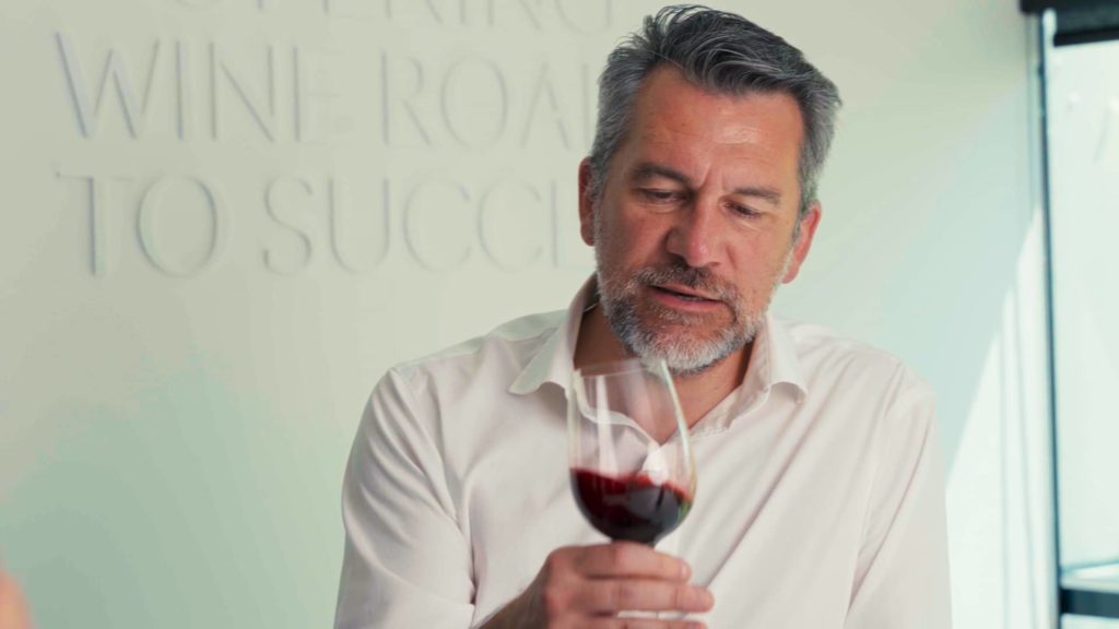 Nicolas Glumineau, Managing Director of Château Pichon Comtesse in Twins office
