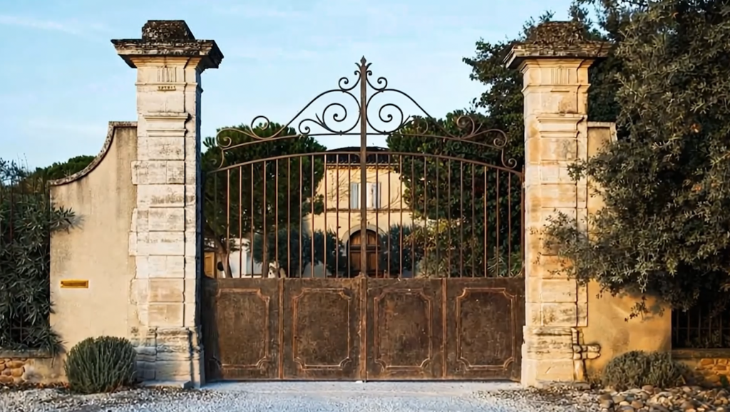 Gateway to Château de Beaucastel