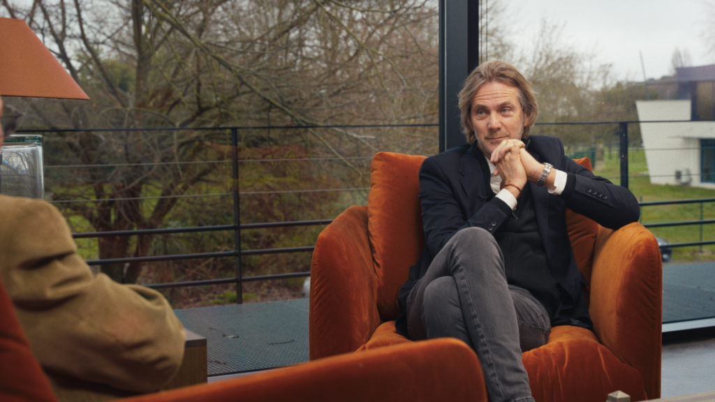 Sébastien Moses, owner and co director of Twins, one of the top 5 Bordeaux wine merchants, in Twins office