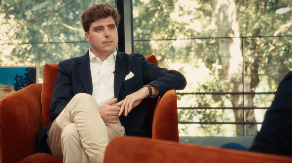 Noé Tesseron, directeur commercial des propriétés familiales chez Twins